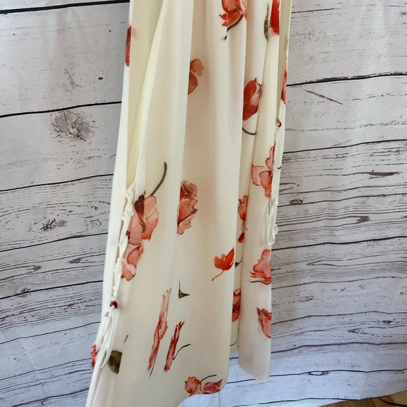 Haute Hippie morrison flowing flowers tie shift dress - Picture 5 of 12